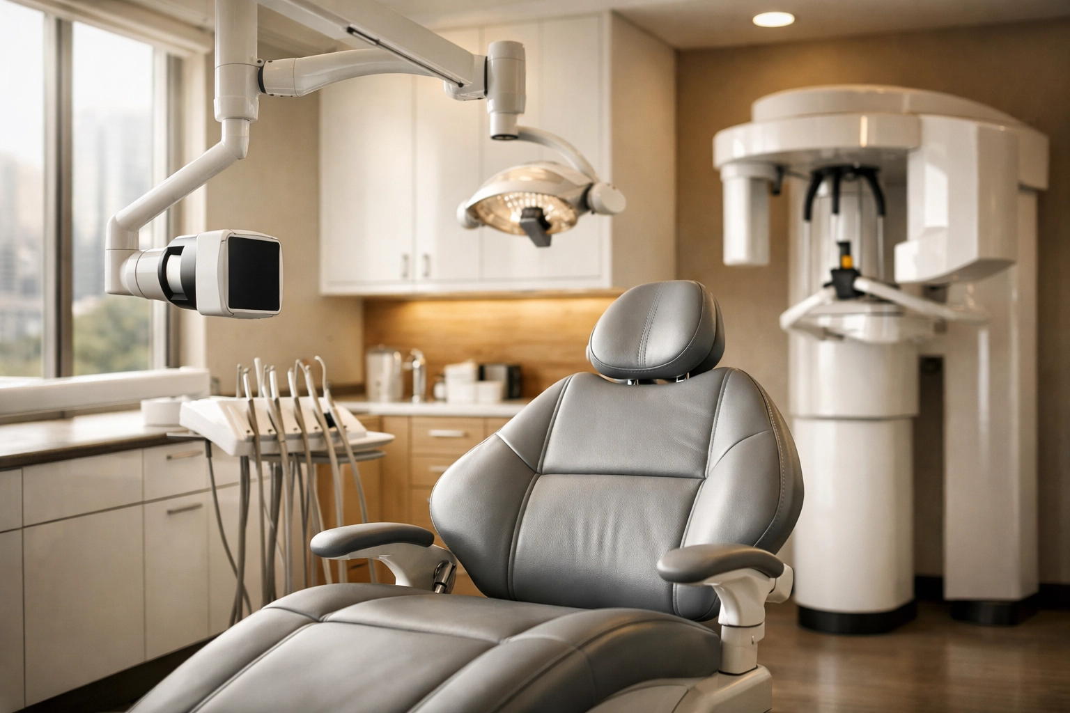 Modern dental operatory with advanced X-ray equipment in Cincinnati dental practice