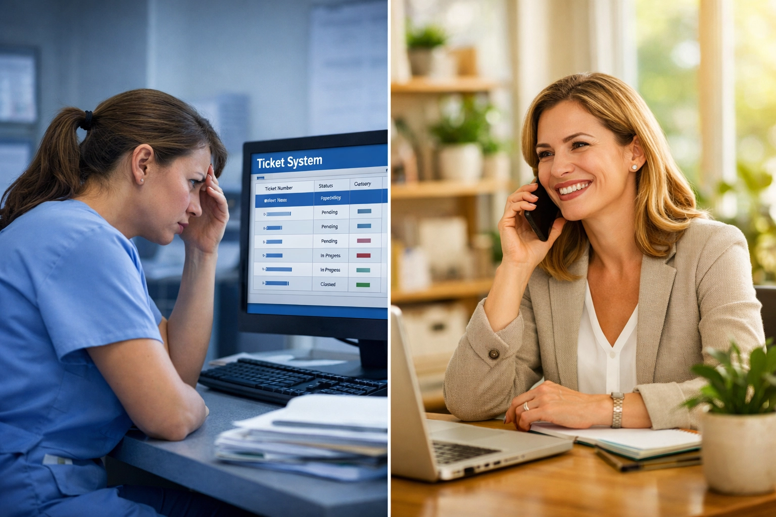 Comparison of automated billing system frustration vs personalized medical billing support