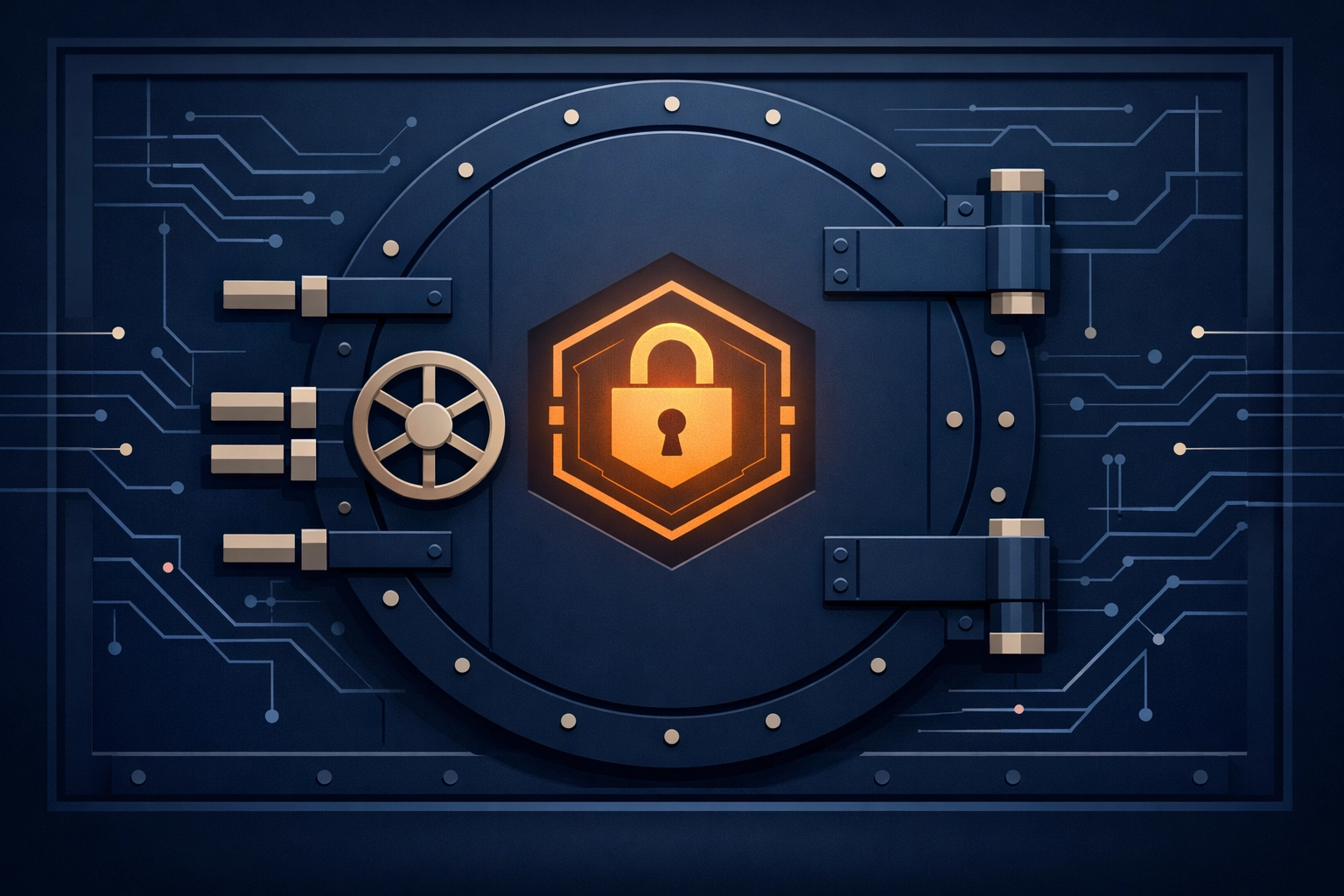 Secure digital vault for institutional self-custody and protection of stablecoin payments.