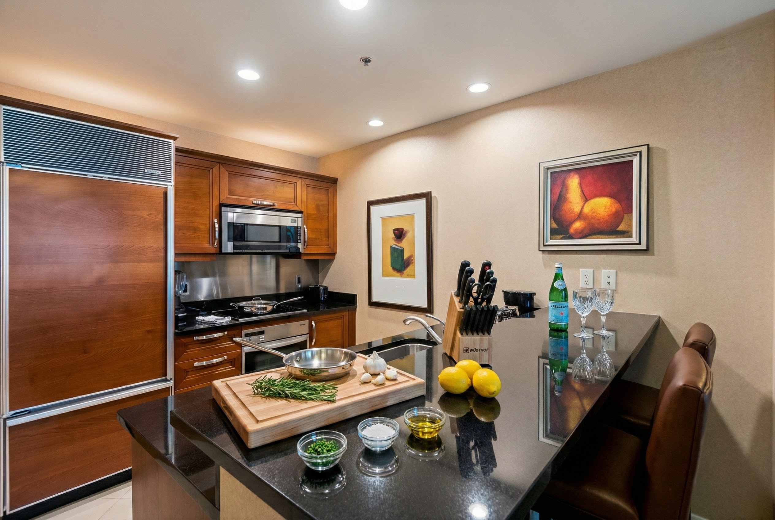 Modern Gourmet Kitchen Modern gourmet kitchen featuring stainless steel appliances Modern Gourmet Kitchen Modern gourmet kitchen featuring stainless steel appliances