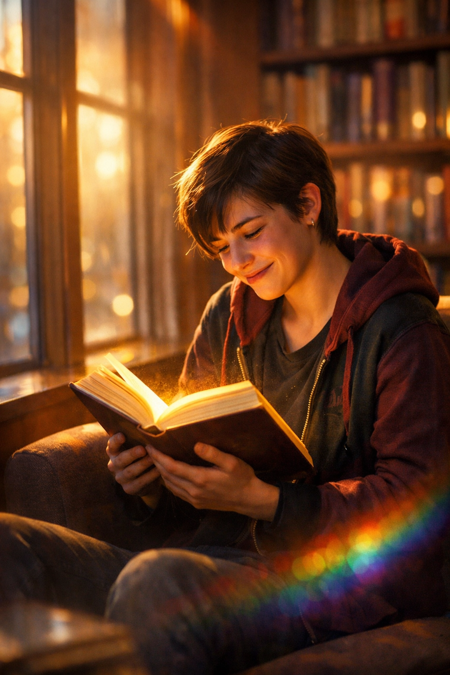 LGBTQ+ reader finding representation and belonging through queer stories in library