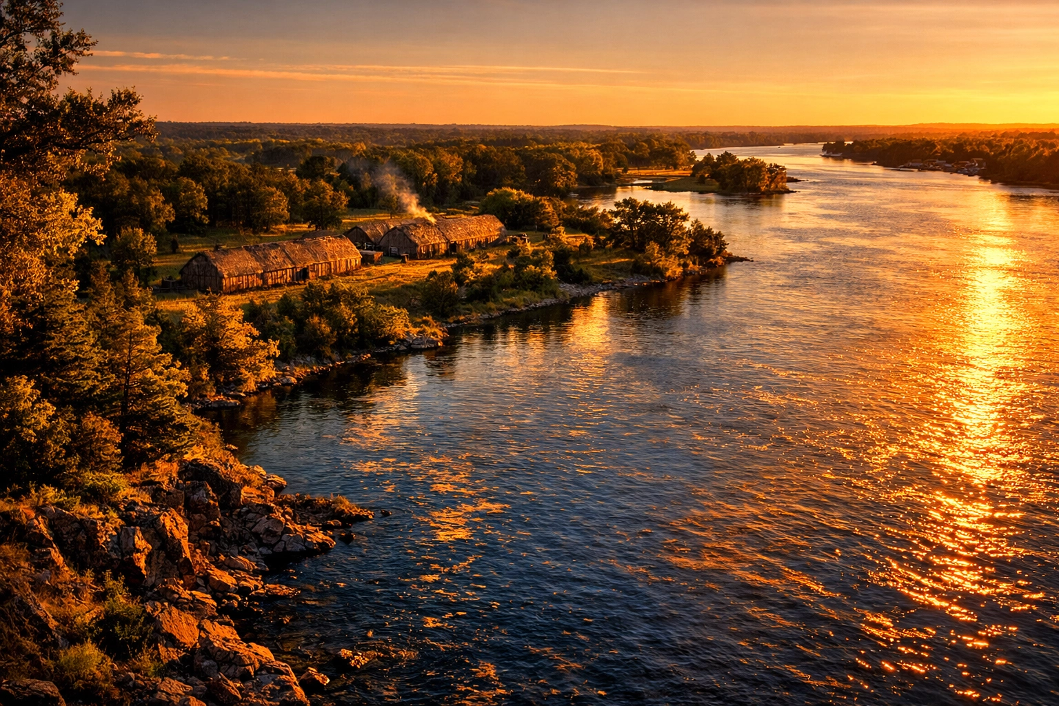 Kahnawà:ke Mohawk territory along St. Lawrence River showcasing Indigenous sovereignty