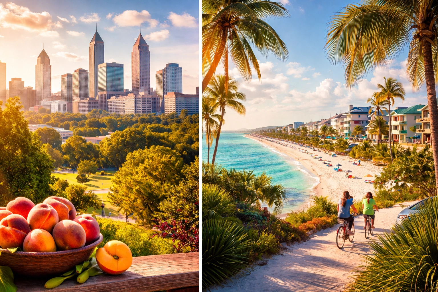 [HERO] Georgia vs. Florida: Why the Peach State is Winning the Relocation Race in 2026