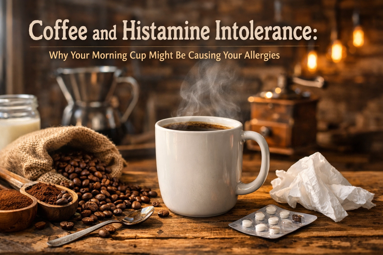 [HERO] Coffee and Histamine Intolerance: Why Your Morning Cup Might Be Causing Your Allergies