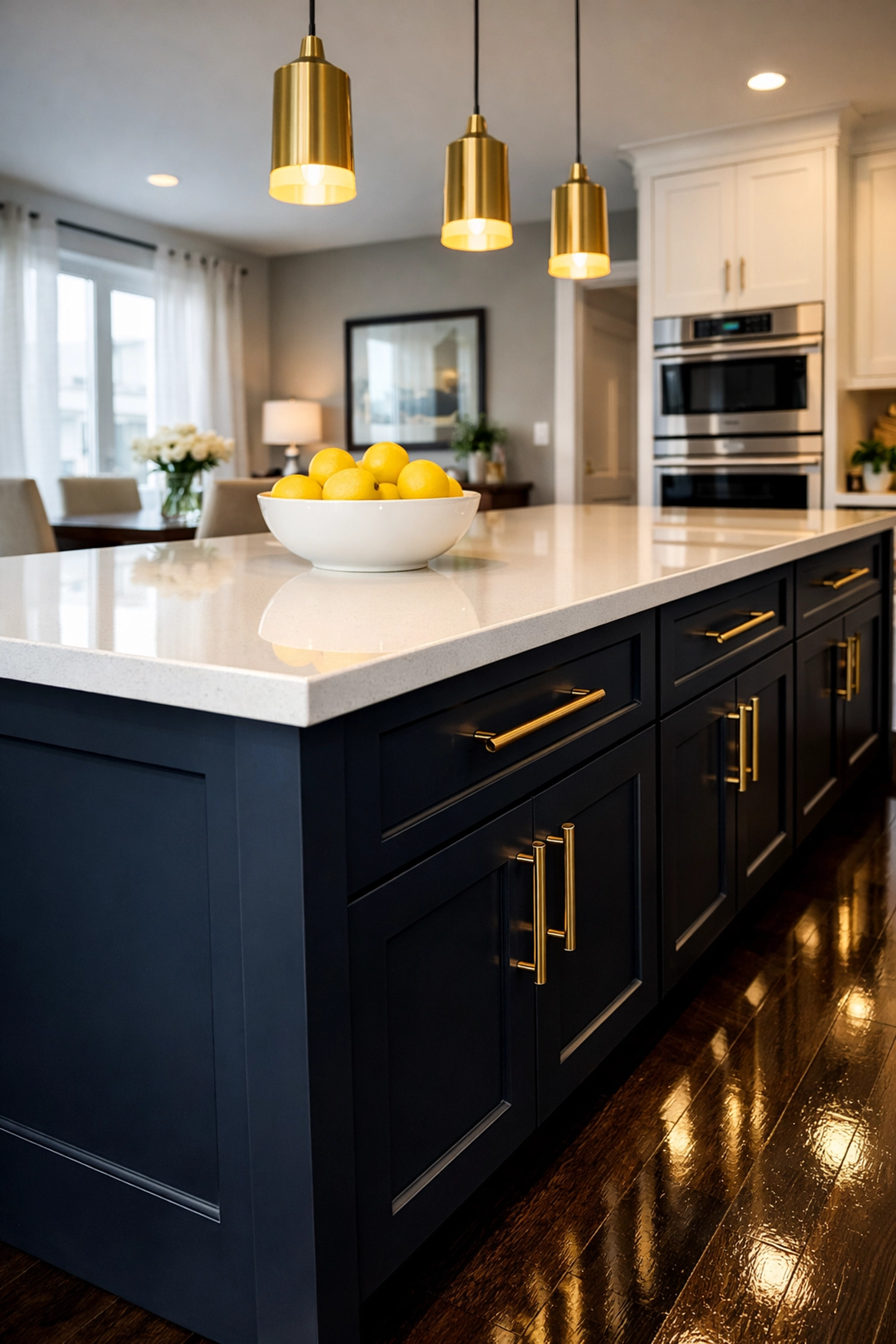 Pristine modern kitchen highlighting professional apartment cleaning and deep cleaning in Westborough.