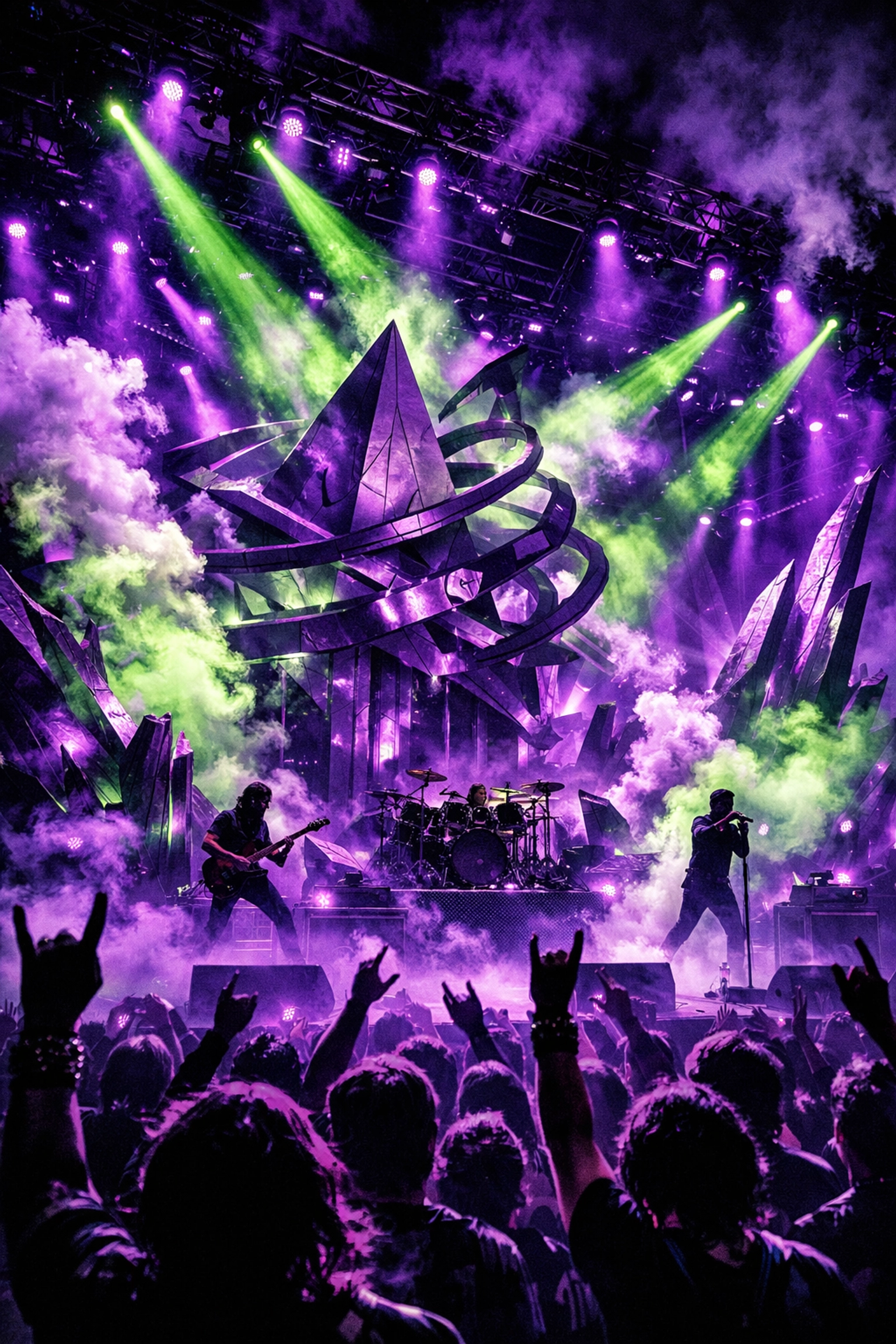 Tyler the Creator Grammys 2026 performance stage with dramatic lighting and excited crowd