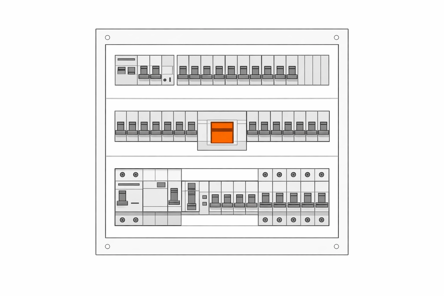 Professionelle Elektro-Installation eines Verteilerkastens für Solaranlagen in Wien.