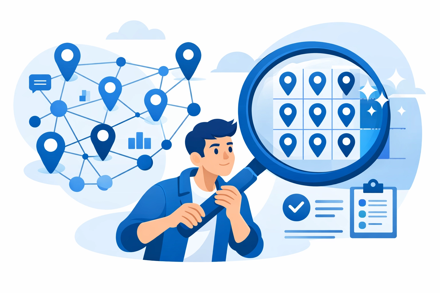 Conducting a citation audit and data cleanup to boost local search visibility in Monmouth County.