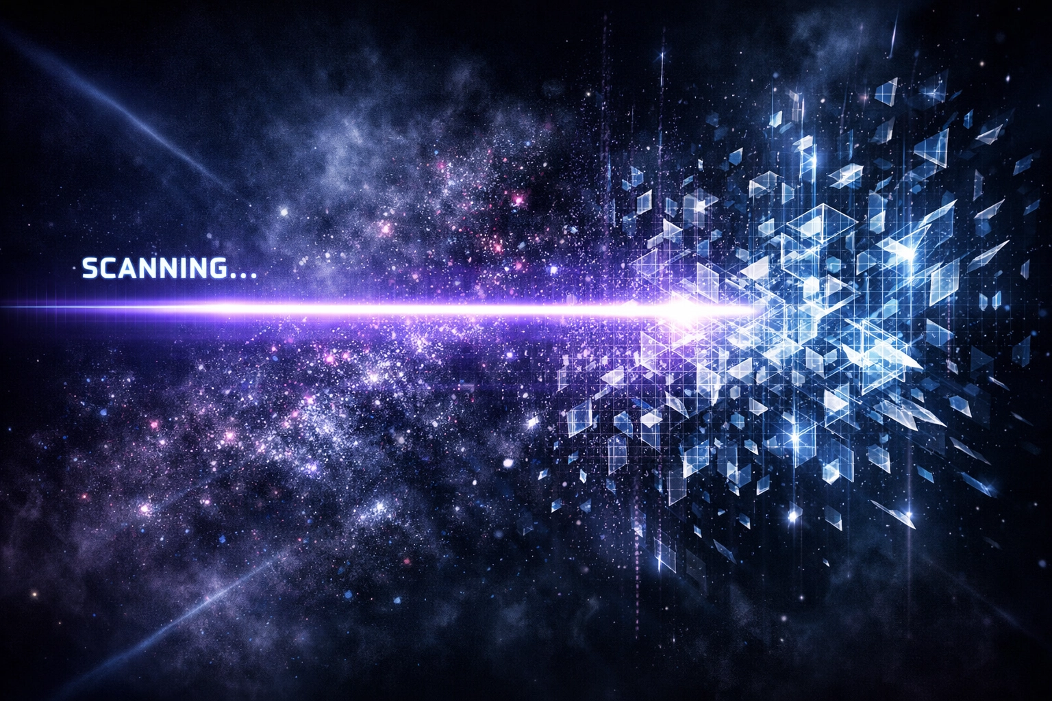 Visual representation of a high-tech security scan identifying patterns in financial data for enhanced fraud detection.