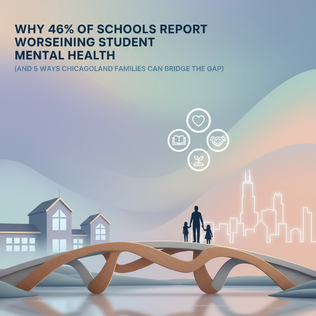 Why 46% of Schools Report Worsening Student Mental Health (And 5 Ways Chicagoland Families Can Bridge the Gap)