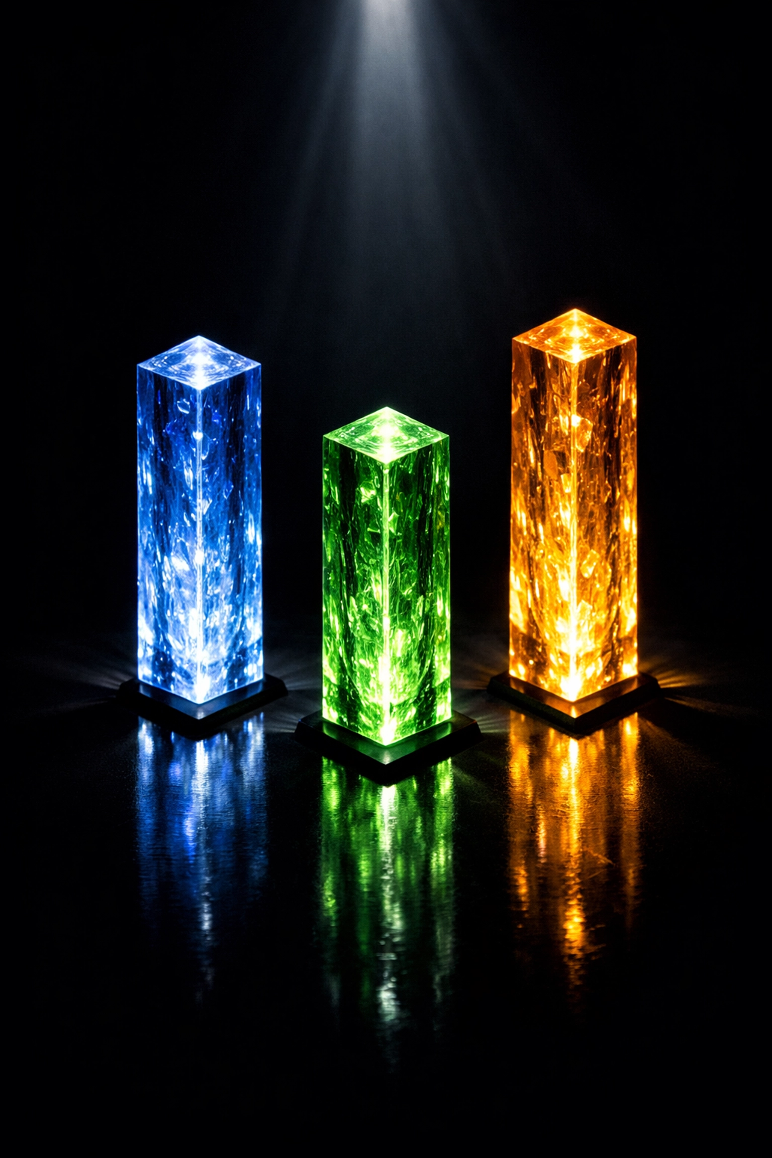 Three pillars representing Google Maps ranking factors: relevance, distance, and prominence