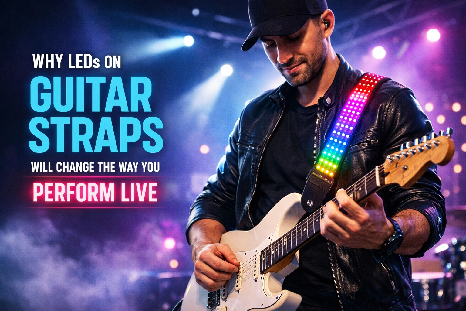 [HERO] Why LEDs on Guitar Straps Will Change the Way You Perform Live