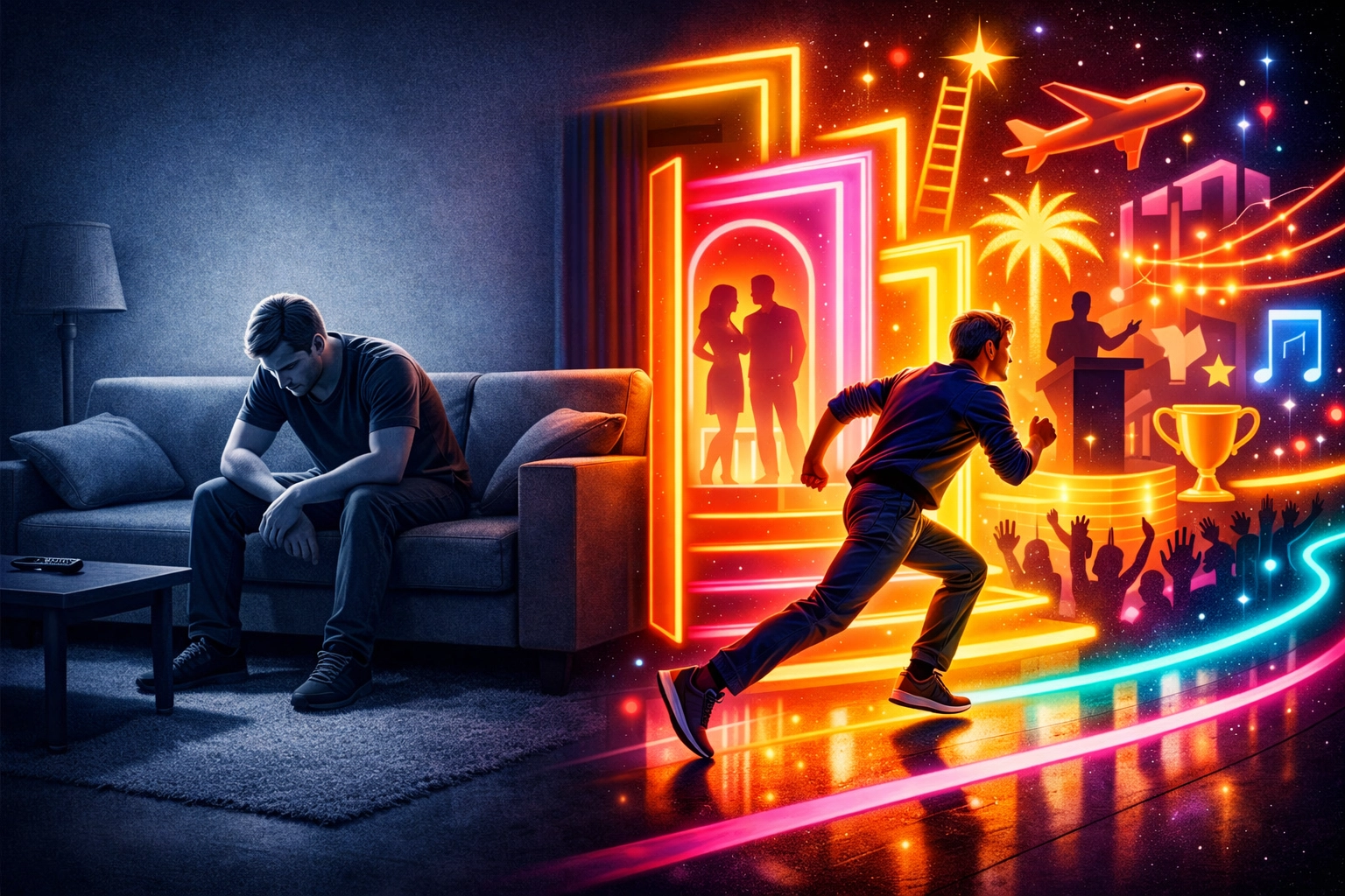 Passive waiting versus taking active initiative in dating and meeting people