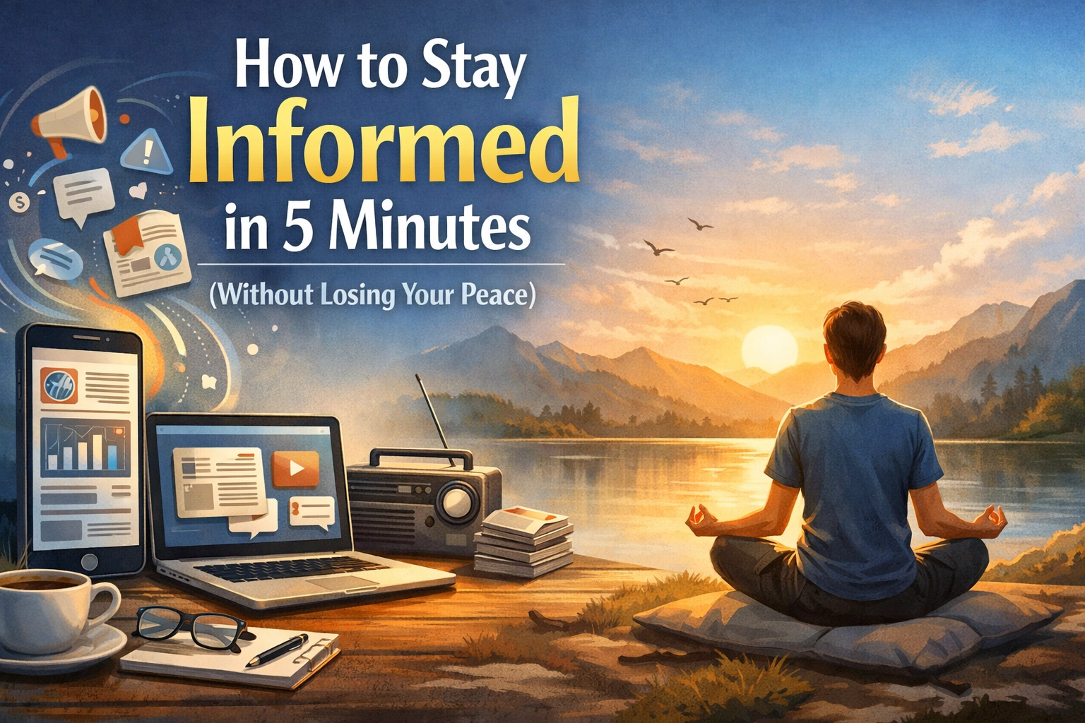 [HERO] How to Stay Informed in 5 Minutes (Without Losing Your Peace)
