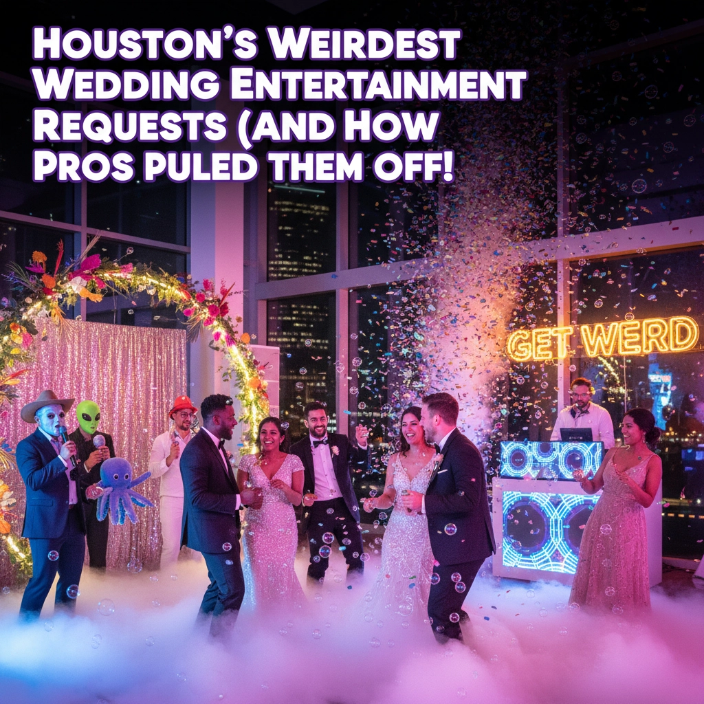 Houston's Weirdest Wedding Entertainment Requests (And How Pros Pulled Them Off!)