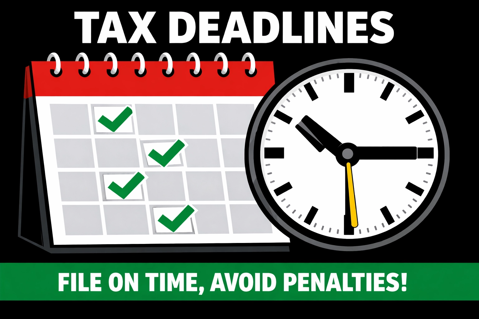 Calendar showing 2026 estimated tax payment deadlines to ensure compliant year-round tax planning.