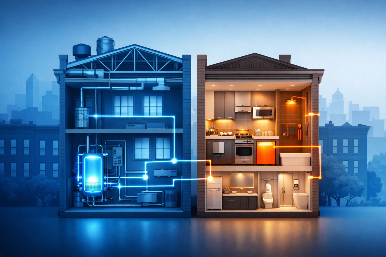 MCI building-wide systems vs IAI apartment improvements comparison for Crown Heights properties