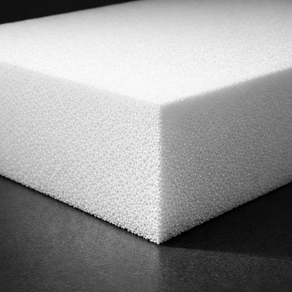 High-density upholstery foam cross-section used by Stuff It Upholstery for durable furniture cushions.