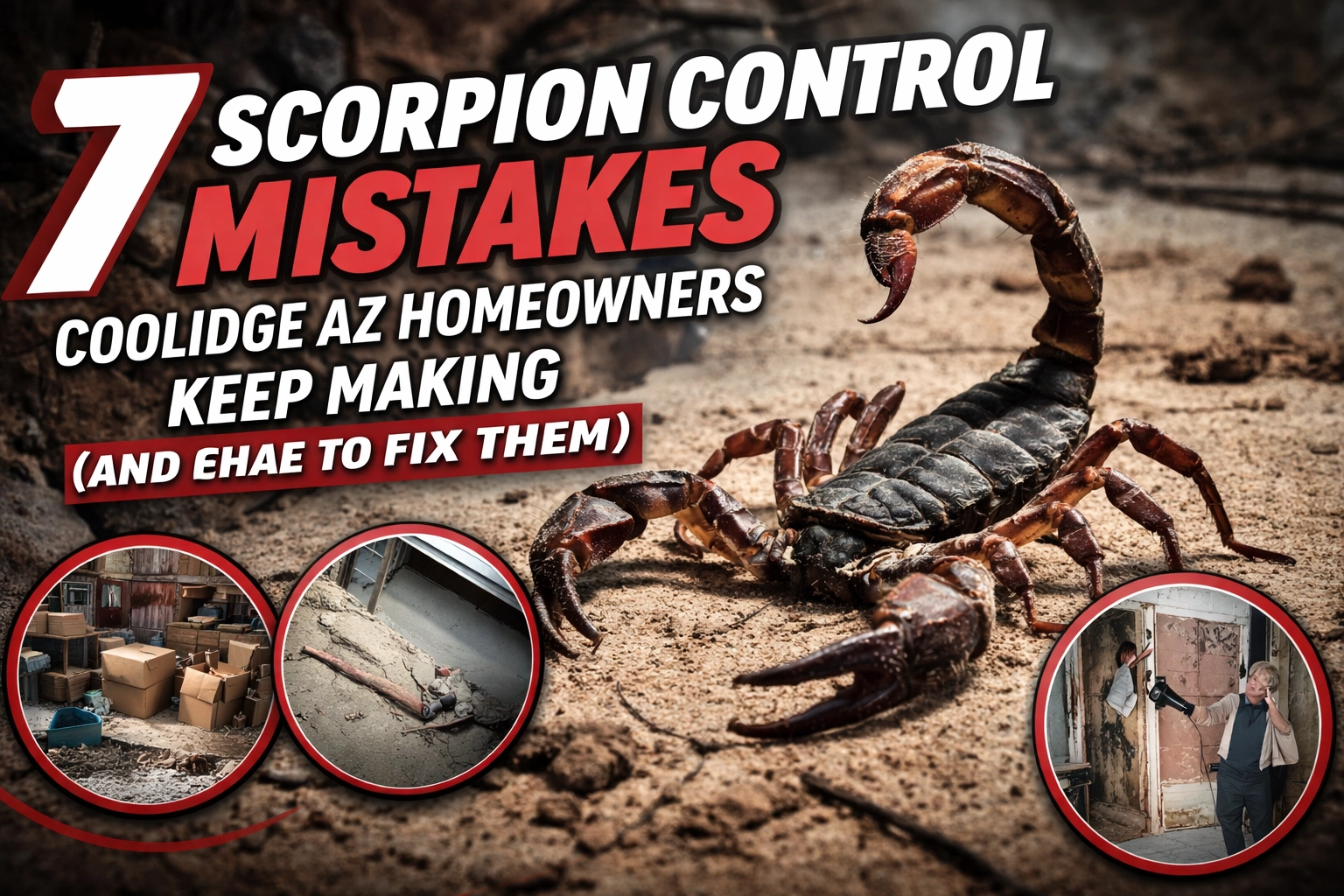 [HERO] 7 Scorpion Control Mistakes Coolidge AZ Homeowners Keep Making (And How to Fix Them)
