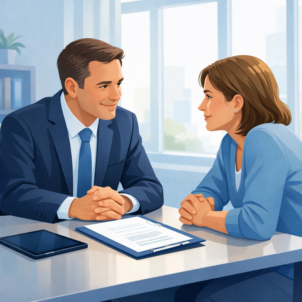 Attorney meeting with parent for personalized custody case consultation