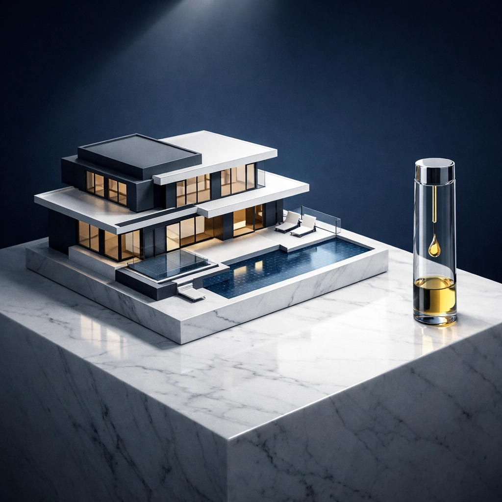 Modern house model representing the low rental yield trap in Australian SMSF property investment.