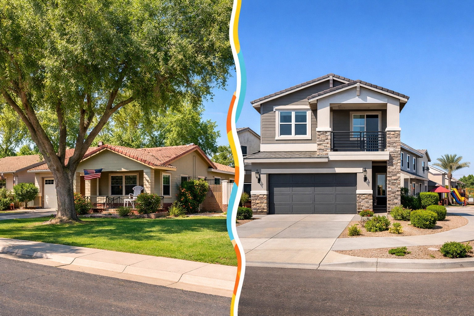 Buckeye AZ neighborhoods comparison showing ZIP 85326 vs 85396 home price differences