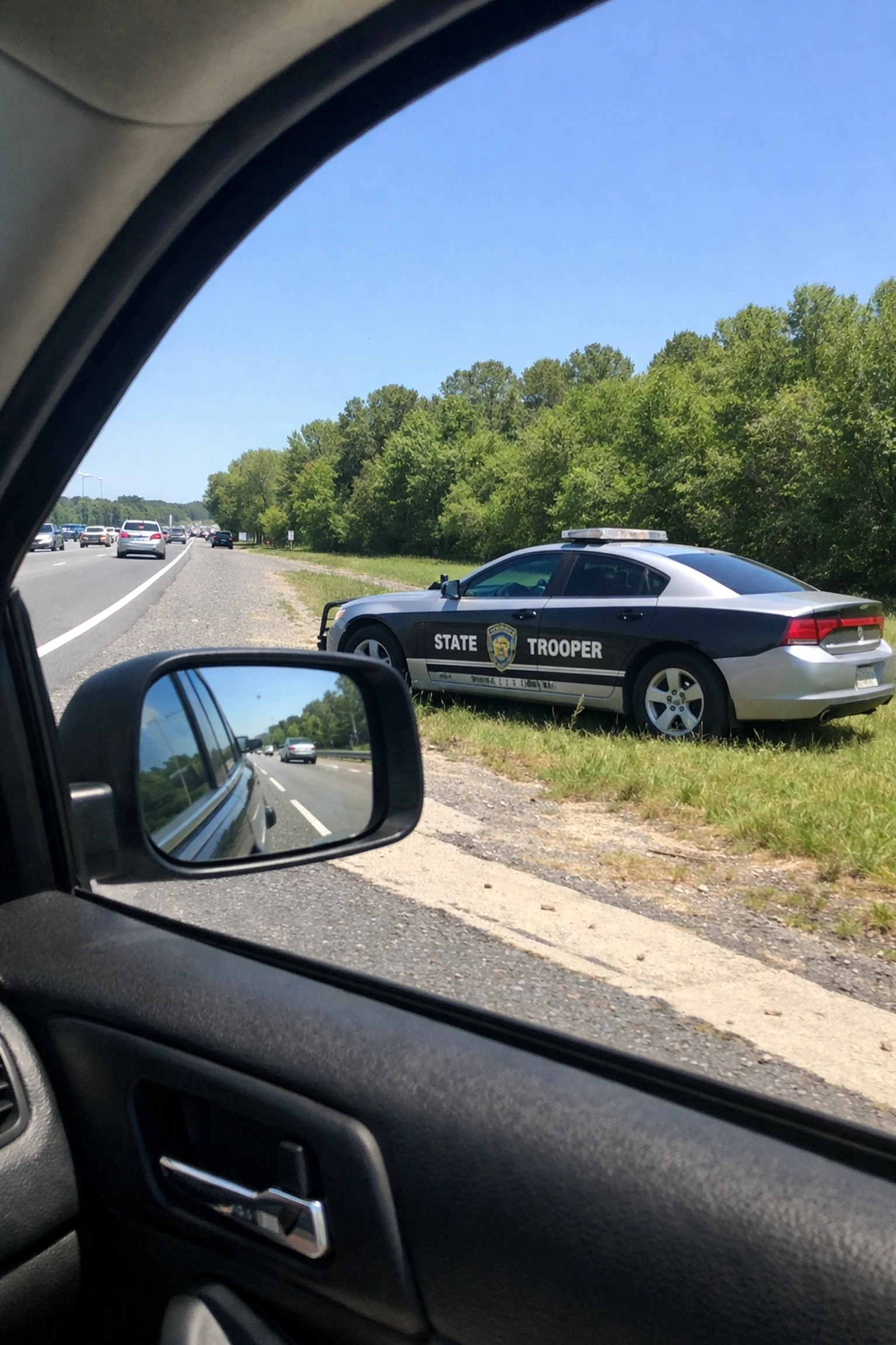 Highway patrol car Charlotte