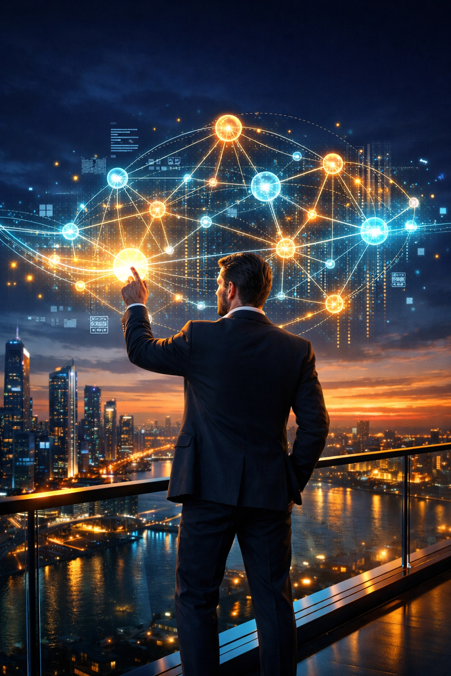 Entrepreneur managing self-custody merchant accounts via a secure Web3 global payments network.