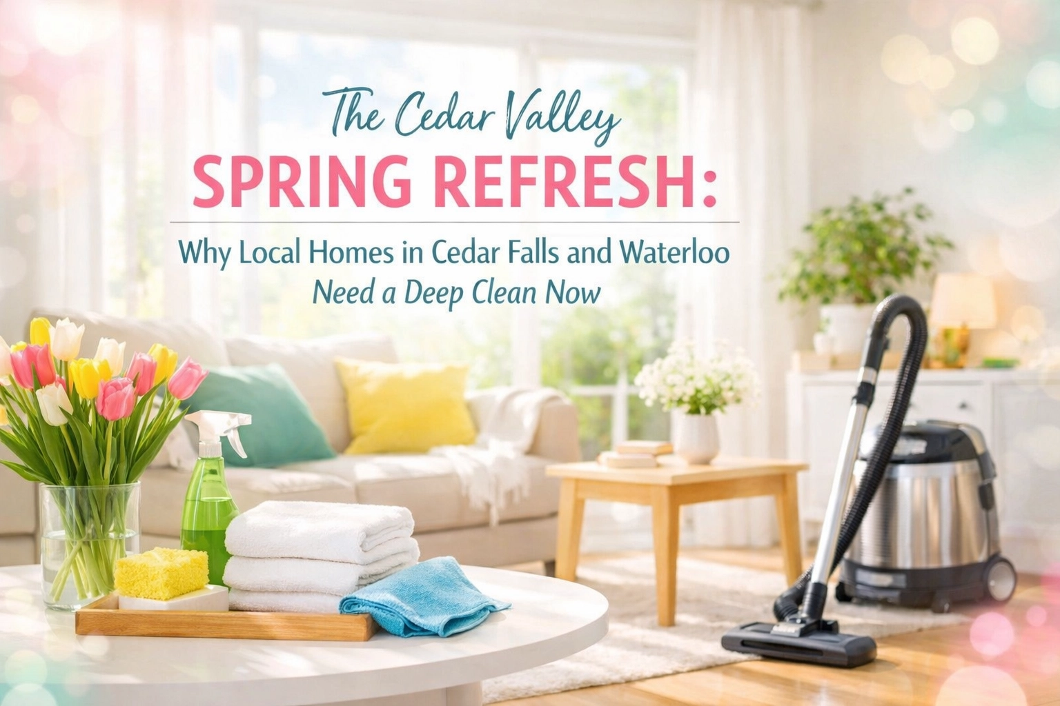 [HERO] The Cedar Valley Spring Refresh: Why Local Homes in Cedar Falls and Waterloo Need a Deep Clean Now