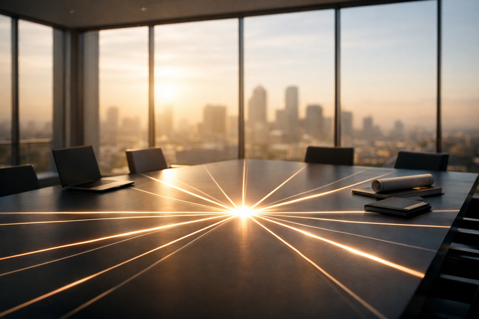 A modern, sunlit office workspace representing the vital role administrative staff play in connecting a professional team.