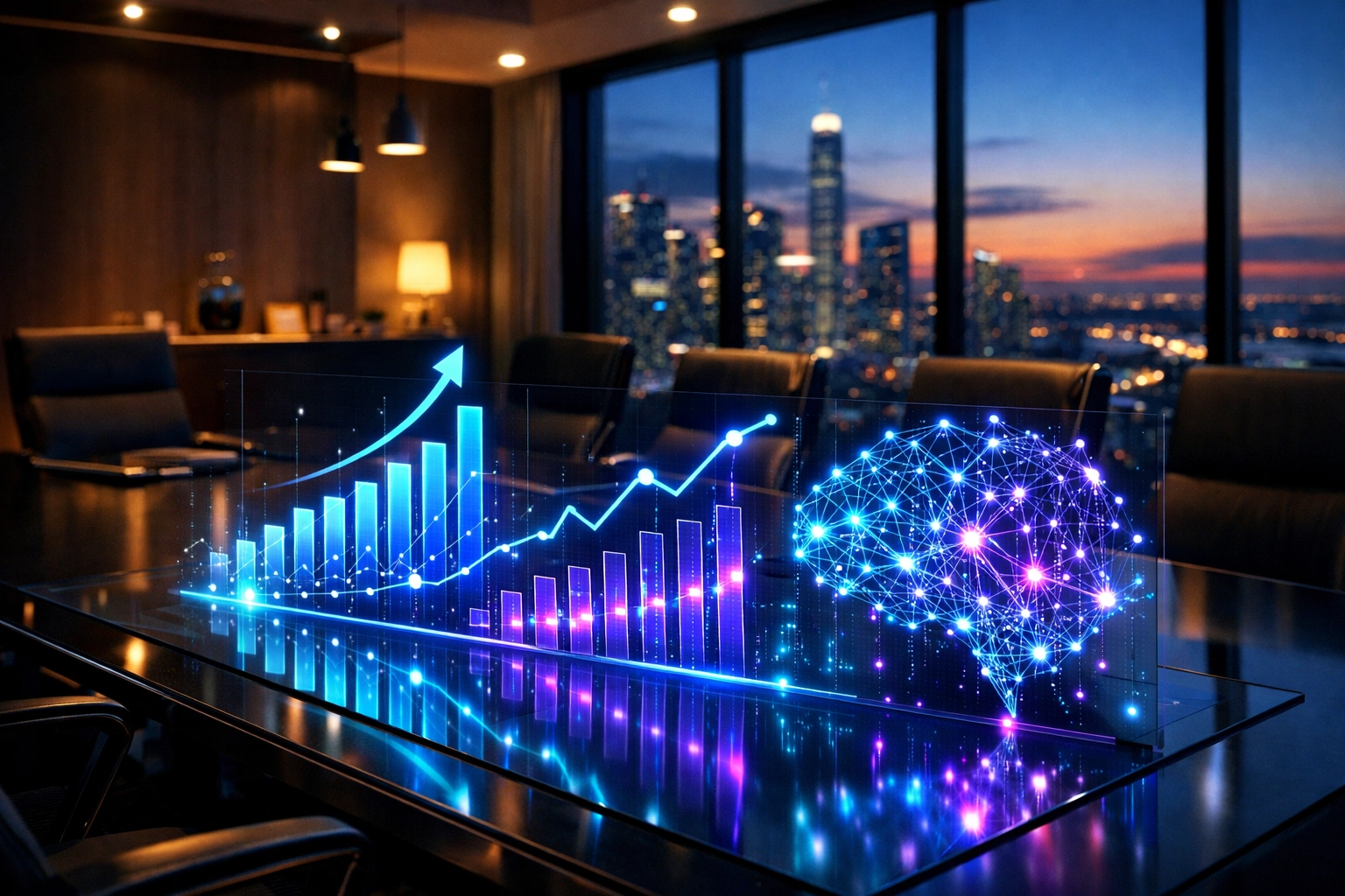 Private equity investment analytics with AI-driven growth projections and trend analysis