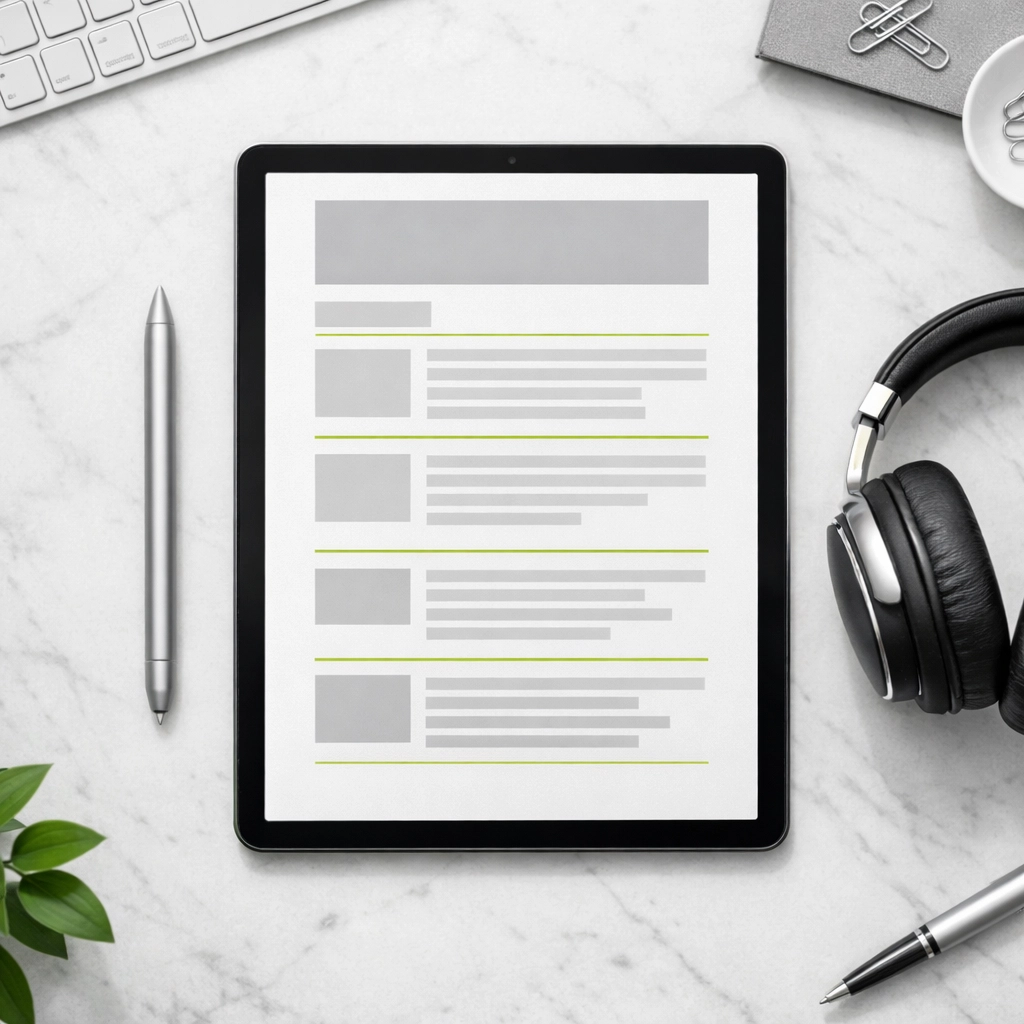 A professional single-column resume layout optimized for the Greenhouse ATS platform scoring rules.