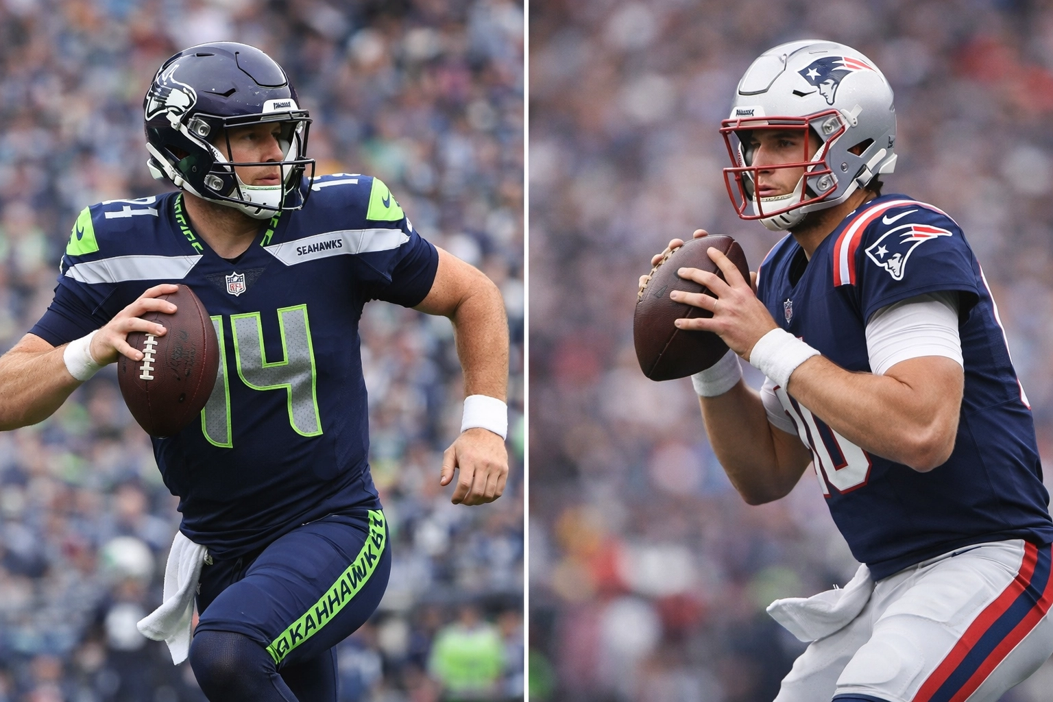 [HERO] Redemption vs. The Rookie: The Sam Darnold & Drake Maye Super Bowl Showdown