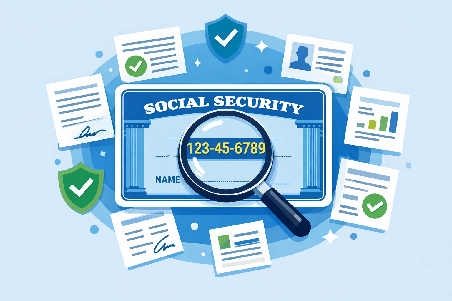 Social Security card verification for accurate tax filing information