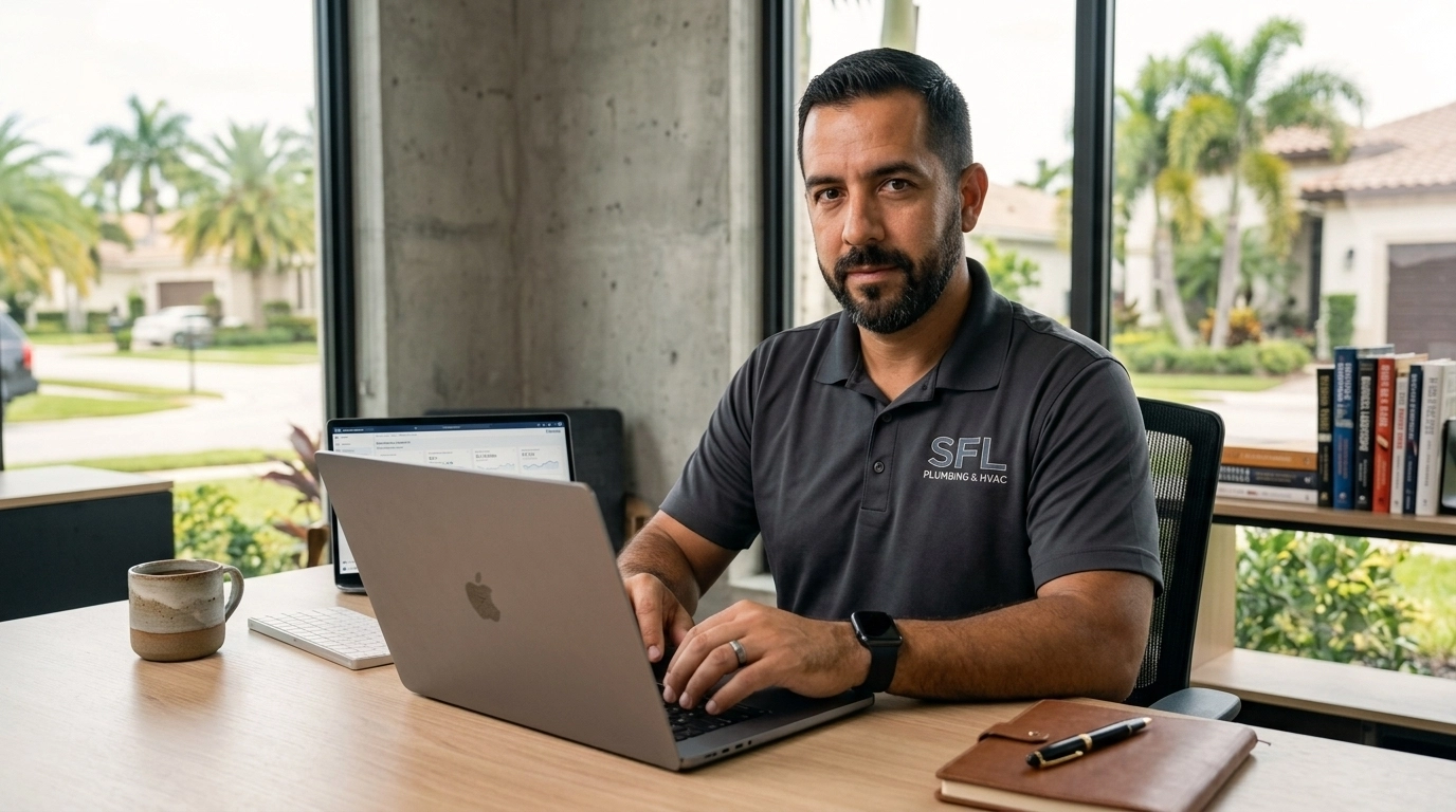 Minimalist dashboard showing growth and leads