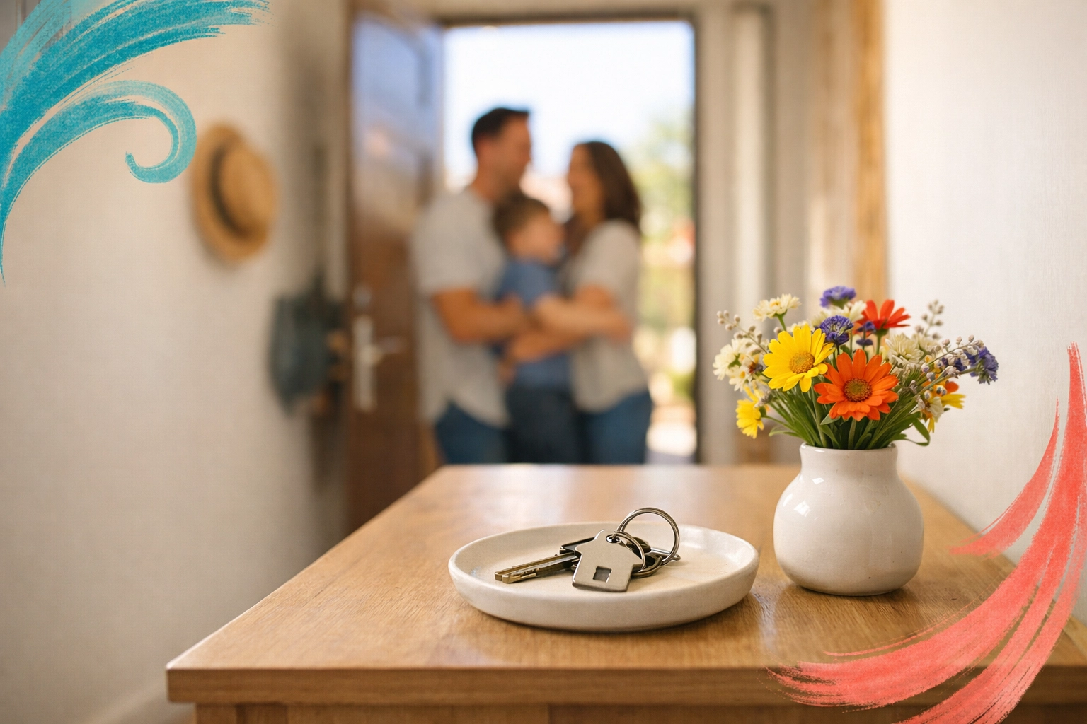 A modern Phoenix home entryway representing a fresh start with Clearly Sold AI real estate marketing. A modern Phoenix home entryway representing a fresh start with Clearly Sold AI real estate marketing.
