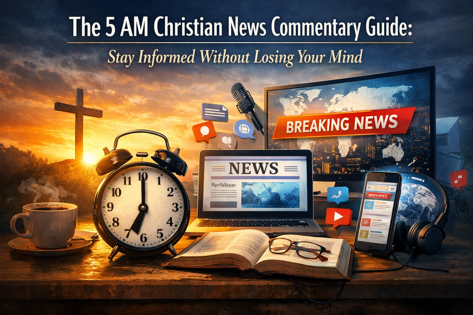 [HERO] The 5 AM Christian News Commentary Guide: Stay Informed Without Losing Your Mind