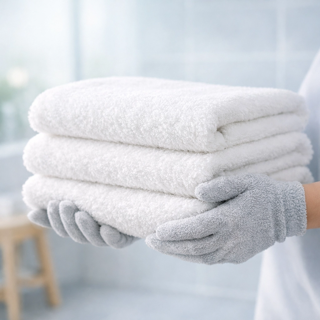 Detailed bathroom sanitization as part of a deep cleaning service in Cedar Falls.