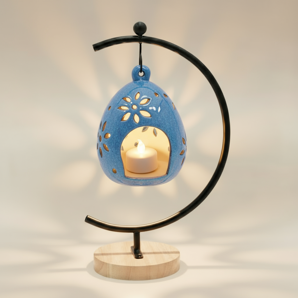 Handcrafted Ceramic Memorial Lantern