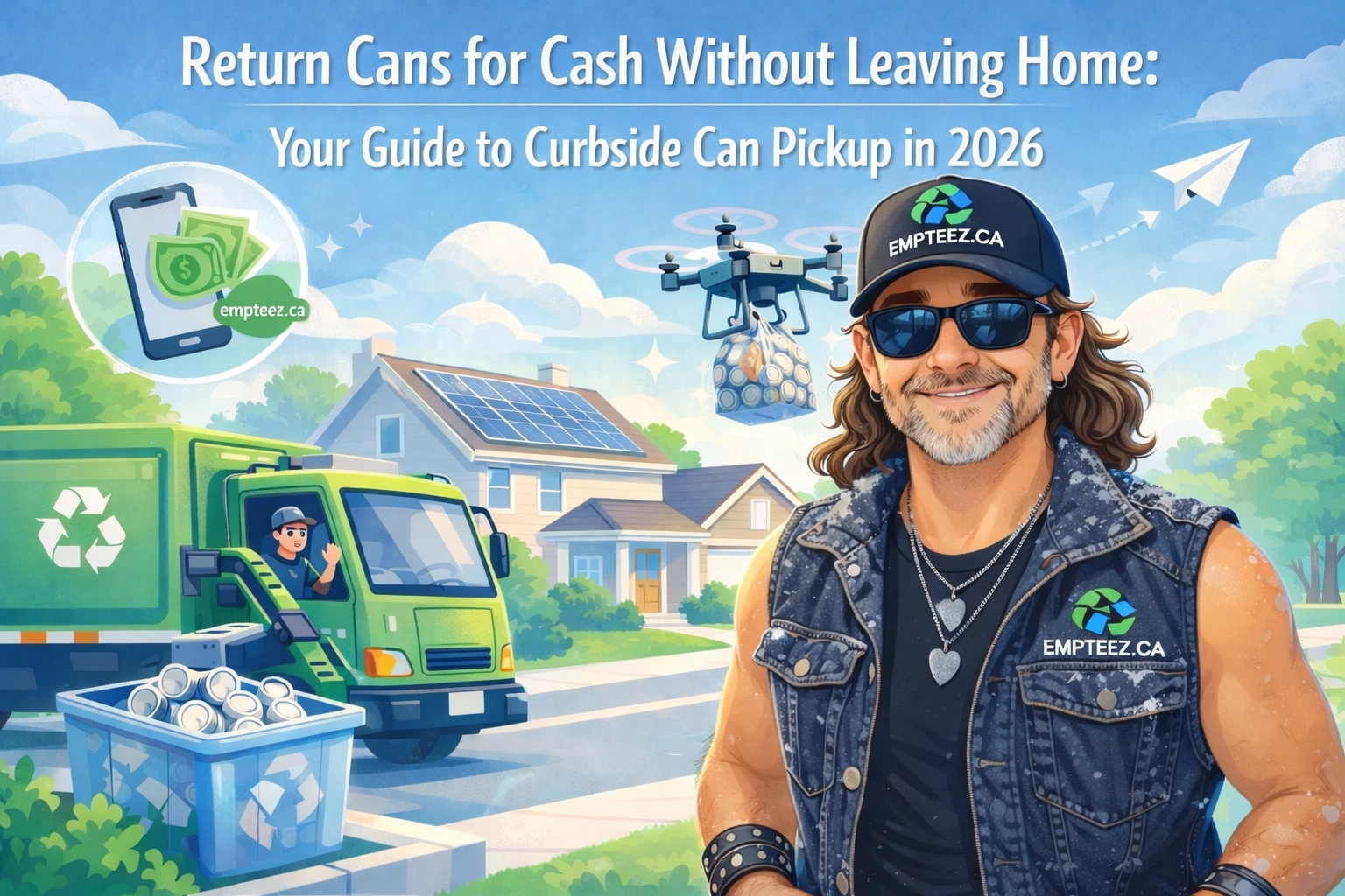 Return Cans for Cash Without Leaving Home: Your Guide to Curbside Can Pickup in 2026