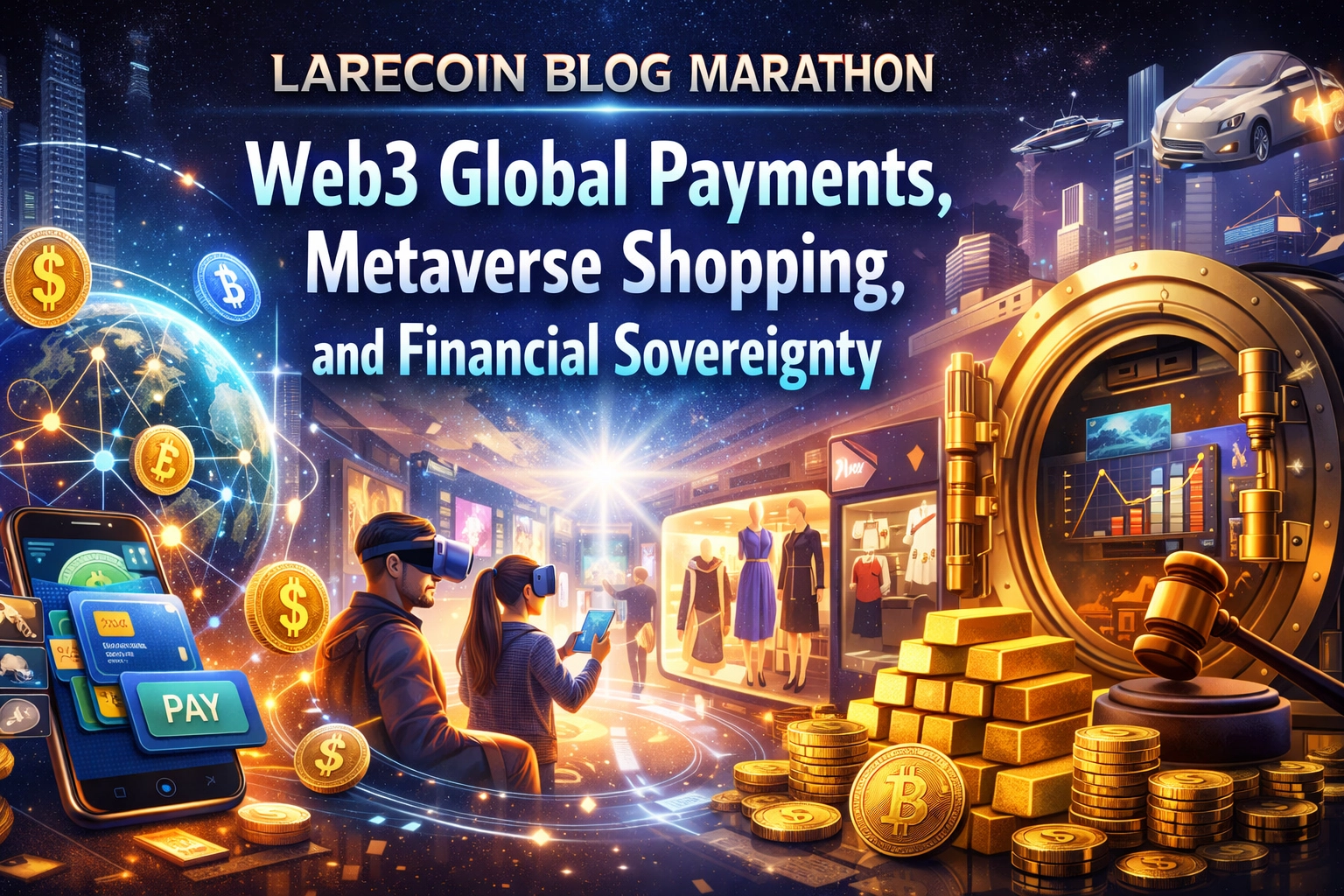 [HERO] Larecoin Blog Marathon: Web3 Global Payments, Metaverse Shopping, and Financial Sovereignty