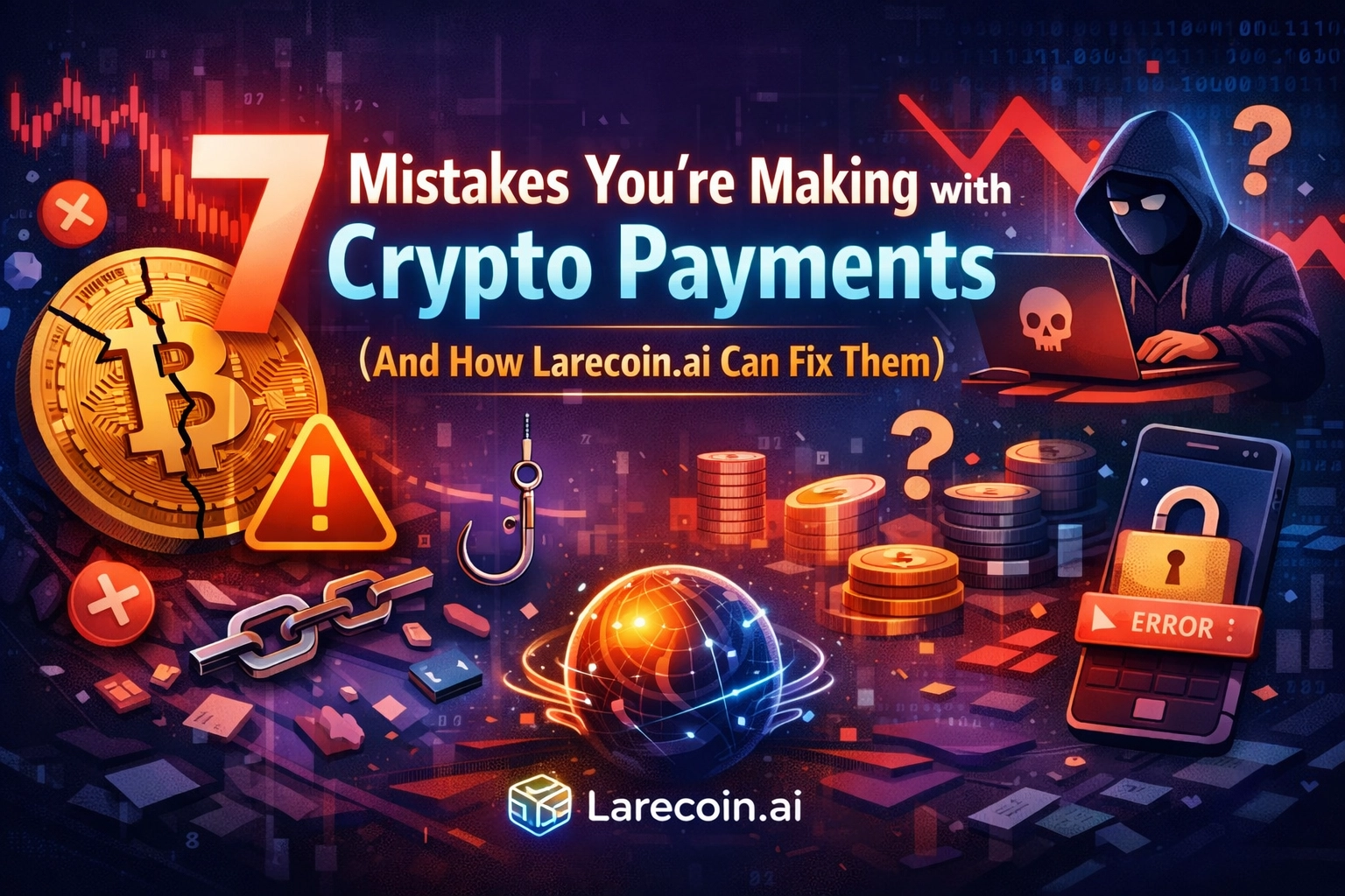 [HERO] 7 Mistakes You’re Making with Crypto Payments (And How Larecoin.ai Can Fix Them)