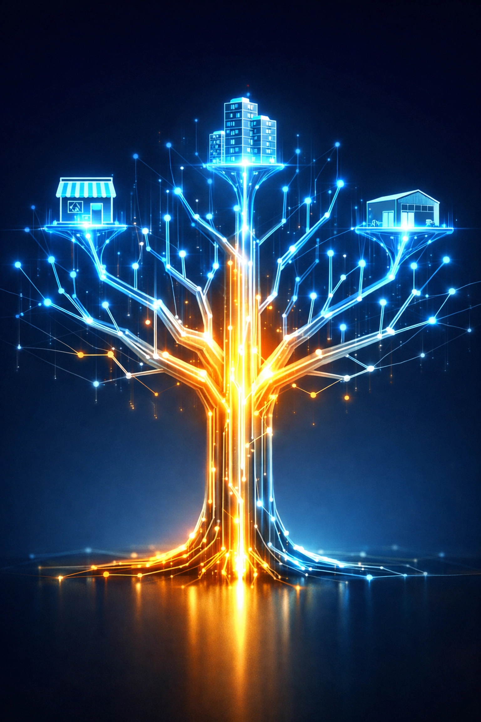 Larecoin master wallet branching into multiple sub-wallets for enterprise management