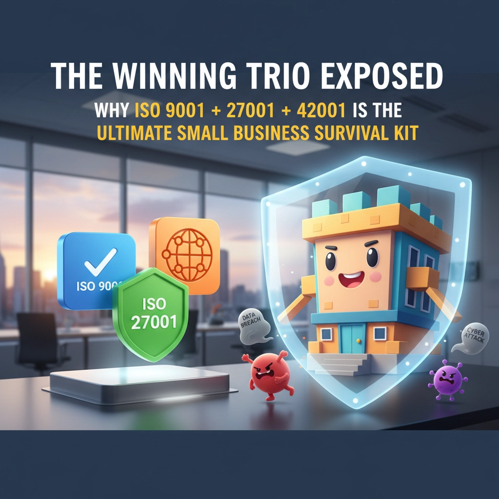 The Winning Trio Exposed: Why ISO 9001 + 27001 + 42001 Is the Ultimate Small Business Survival Kit