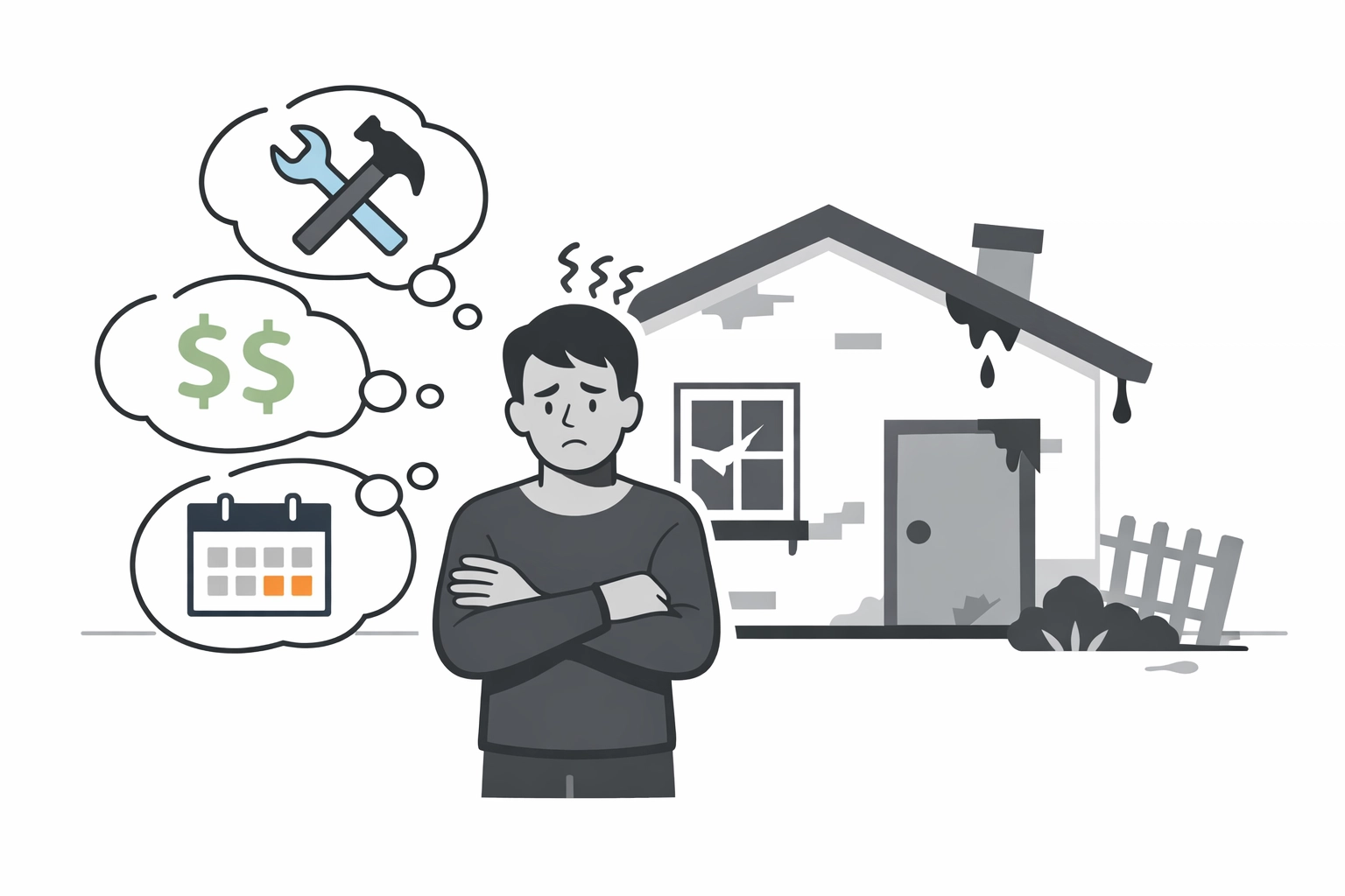 Portland home buyer considering renovation costs and time for fixer-upper property