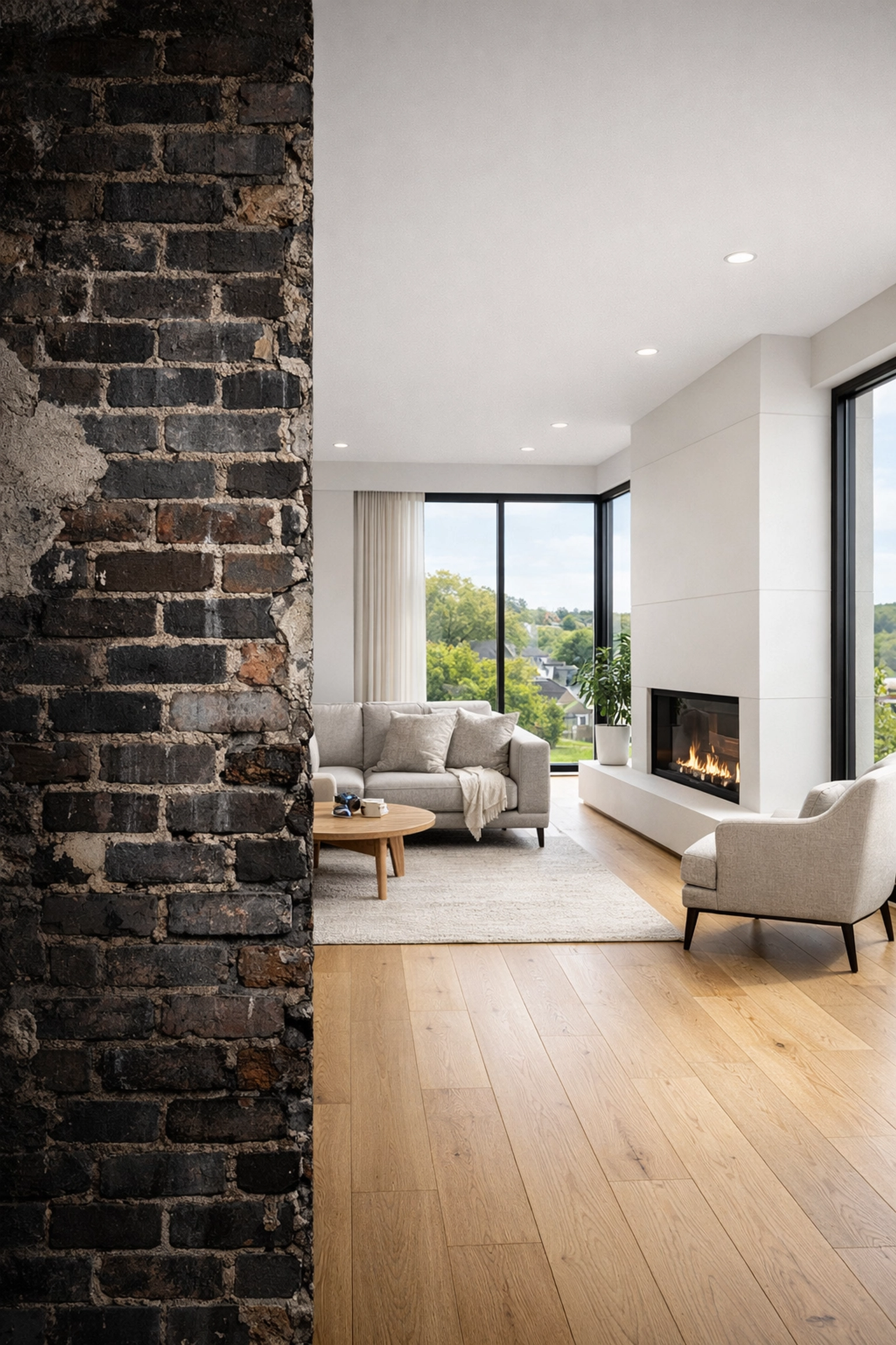 Modern Cleveland rental property interior after renovation and tax value re-assessment.