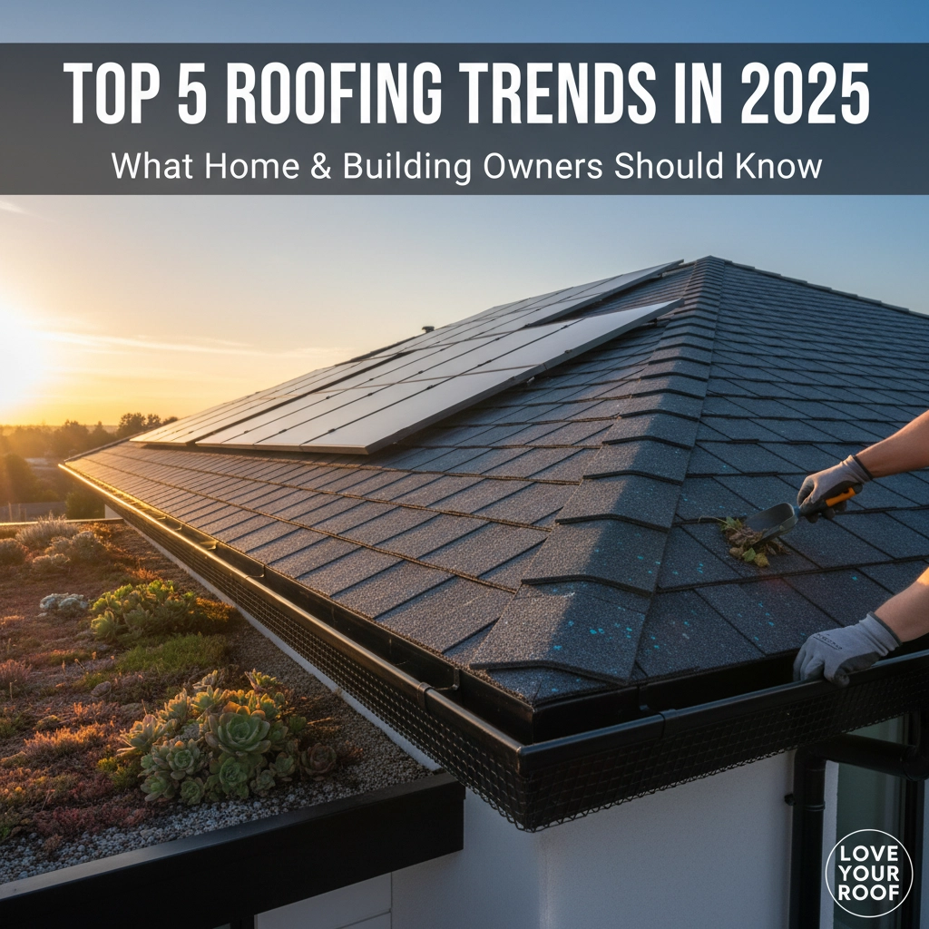 Top 5 Roofing Trends in 2025
