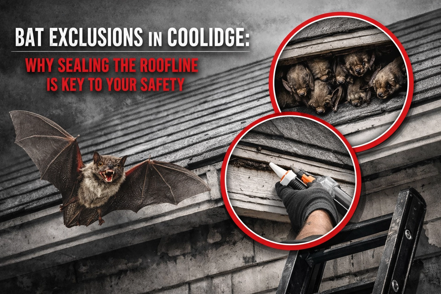 [HERO] Bat Exclusions in Coolidge: Why Sealing the Roofline is Key to Your Safety