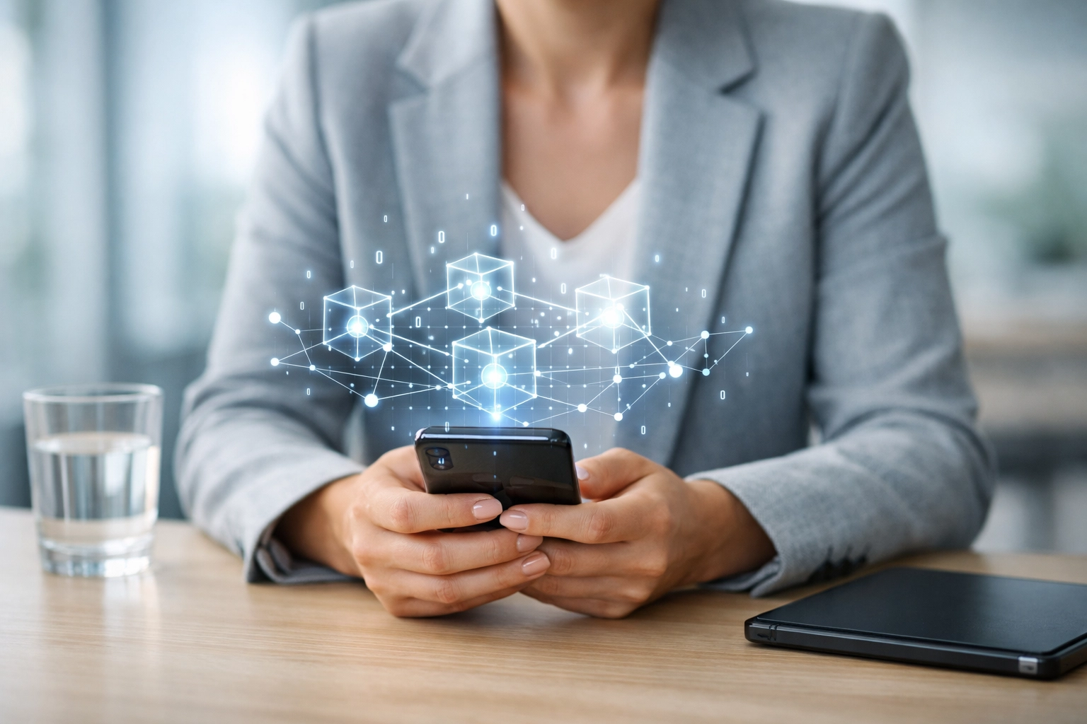 Professional tracking blockchain transactions on a mobile device for accurate DeFi cryptocurrency tax reporting.