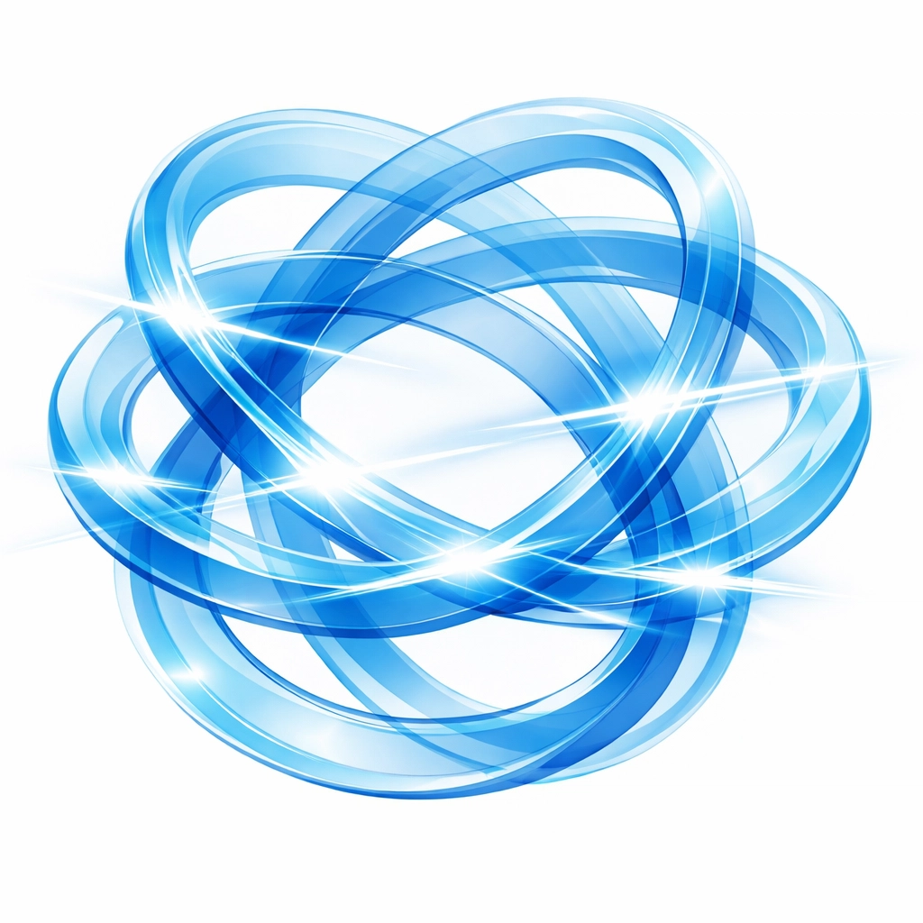 Interlocking rings representing cross-functional collaboration and breaking down silos for organizational harmony.